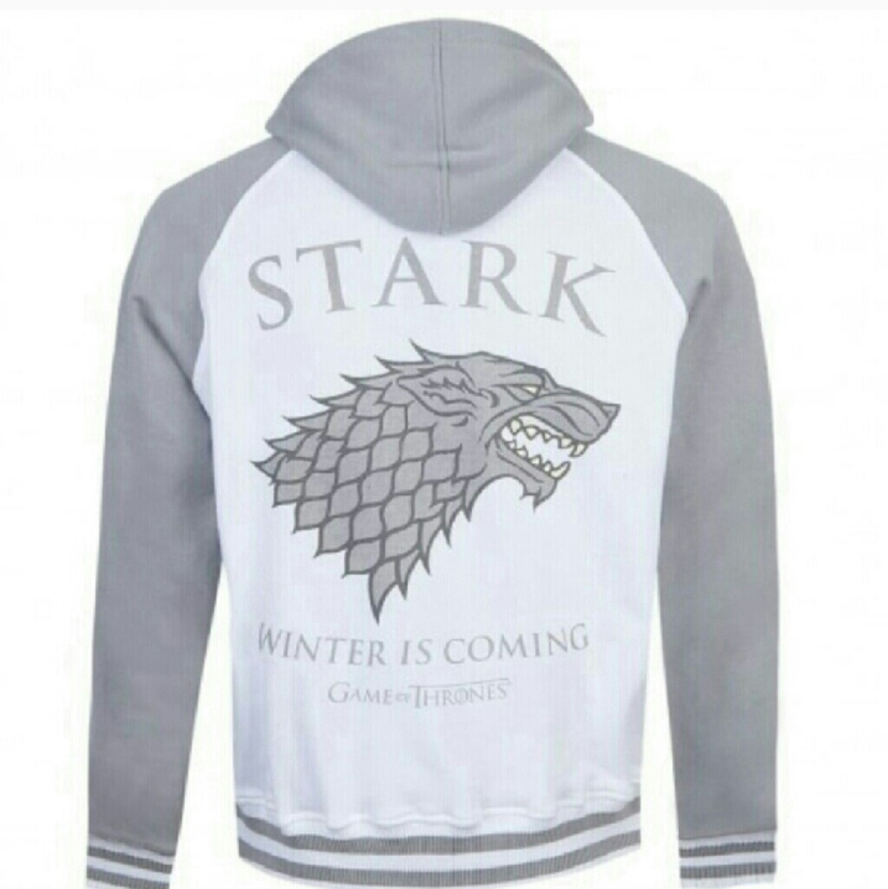 1 day sale Game of thrones stark varsity jacket
